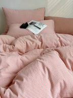 Tivoli Mini Gingham Washed Cotton Duvet Cover original reference image 34