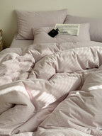 Tivoli Mini Gingham Washed Cotton Duvet Cover original reference image 35