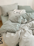 Tivoli Mini Gingham Washed Cotton Duvet Cover original reference image 39