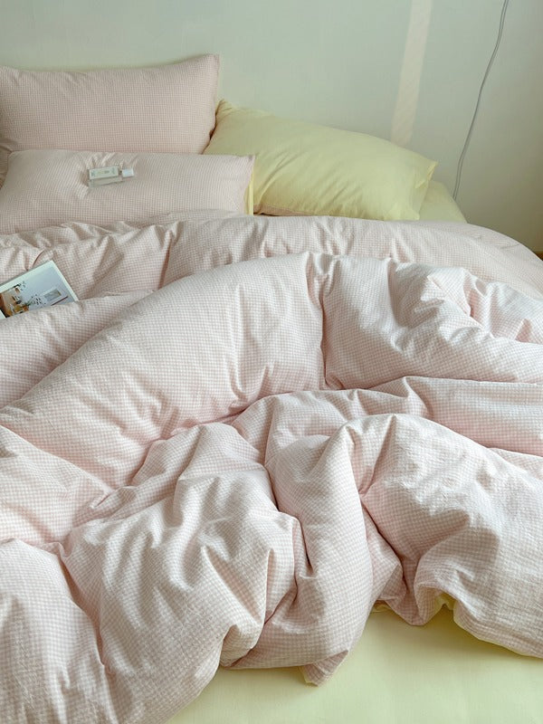 Tivoli Mini Gingham Washed Cotton Duvet Cover original reference image 41