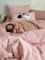 Tivoli Mini Gingham Washed Cotton Duvet Cover original reference image 44