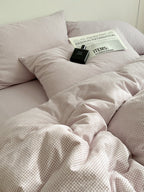 Tivoli Mini Gingham Washed Cotton Duvet Cover original reference image 45