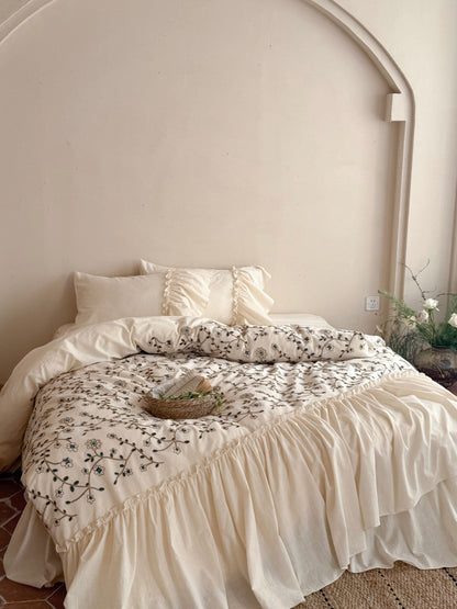 Willow Vine Embroidered Duvet Cover original reference image 5